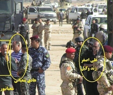هادی شعبانی همراه سایر مزدوروزارت اطلاعات