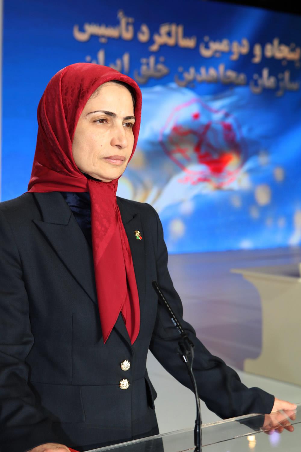 انتخاب خواهرمجاهد زهرا مریخی به‌عنوان مسئول‌اول دراجتماع‌بزرگ مجاهدین خلق ایران