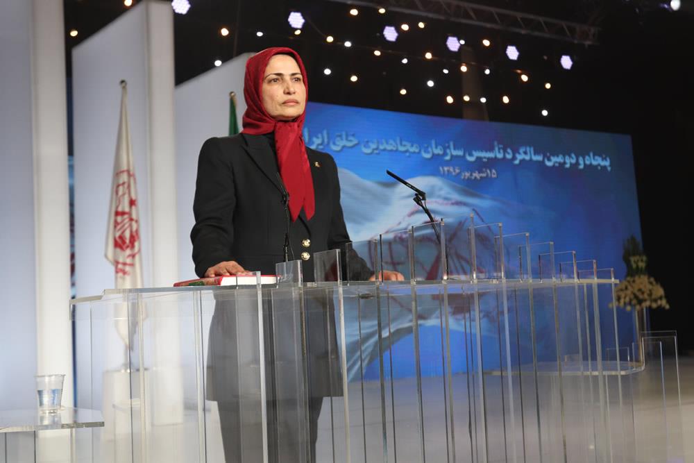 انتخاب خواهرمجاهد زهرا مریخی به‌عنوان مسئول‌اول دراجتماع‌بزرگ مجاهدین خلق ایران