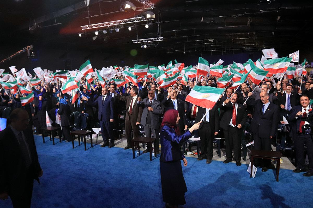 رجوی - سخنرانی -حمله موشکی