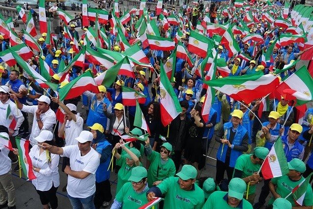 تظاهرات ایرانیان در لندن، همبستگی با مقاومت و قیام مردم ایران