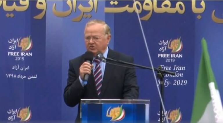تظاهرات ایرانیان در لندن، همبستگی با مقاومت و قیام مردم ایران