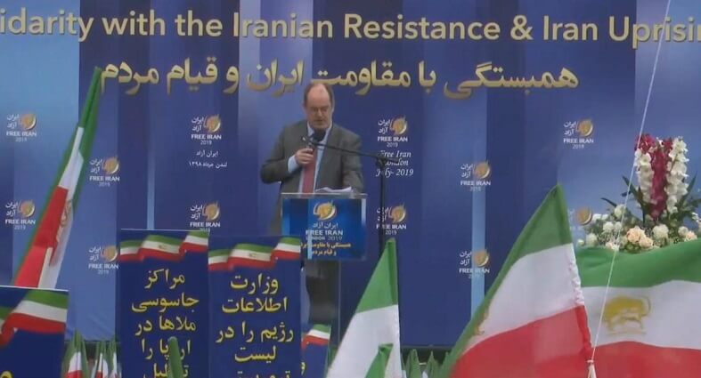تظاهرات ایرانیان در لندن، همبستگی با مقاومت و قیام مردم ایران