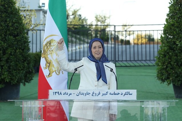 مریم رجوی در مراسم گرامیداشت یاد شهیدان فروغ جاویدان