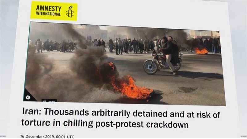 جنایات رژیم ایران درگزارش عفو بین الملل