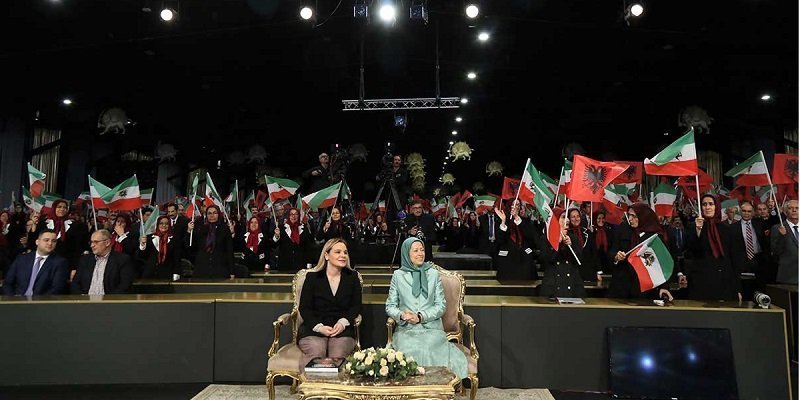 دیدار مریم رجوی بارئیس جنبش‌سوسیالیست آلبانی