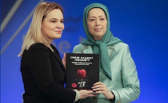 دیدار مریم رجوی بارئیس جنبش‌سوسیالیست آلبانی