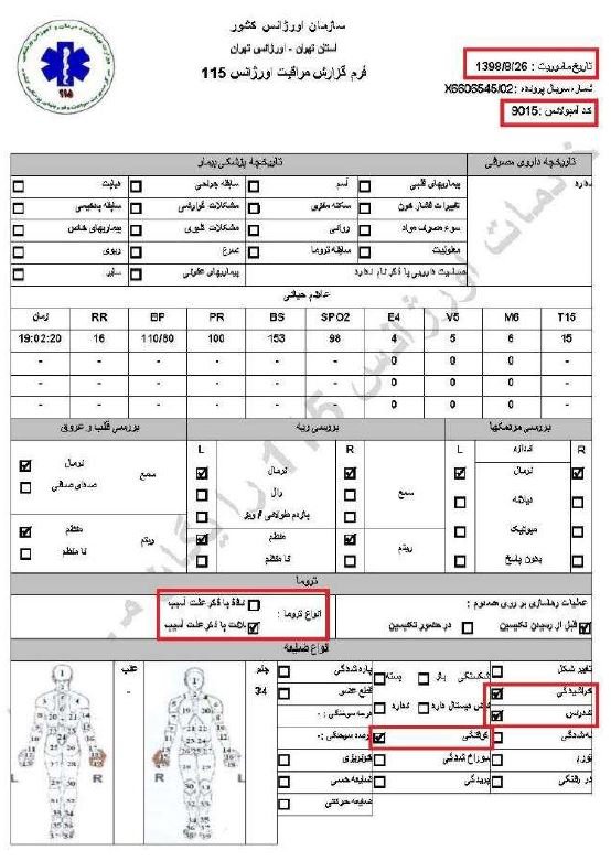 کشتار سالخوردگان و زدن‌باخودرو به‌افراد جنایاتی‌از پاسداران خامنه‌ای درجریان قیام آبان۹۸، براساس اسناد درونی رژیم