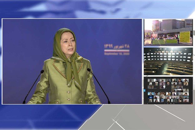 مریم رجوی؛ حقوق بشر برای مردم ایران، تحریم همه‌جانبه دیکتاتوری دینی و به‌رسمیت شناختن مقاومت و نبرد شورشگران برای آزادی