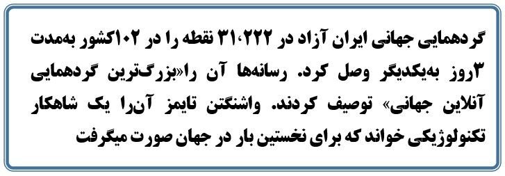 سرخطهایی ازبیانیه شورای ملی مقاومت ایران، در سی و نهمین سالگرد تأسیس این آلترناتیو مردمگرا و مستقل
