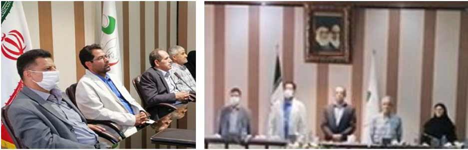 جلسه انجمن نجات وزارت اطلاعات در میاندوآب  از چپ به راست: مزدور حجت سیداسماعیلی- پادوی جدید وزارت لیدر نوایی- مزدور قادر رحمانی