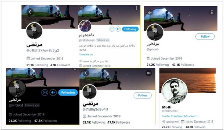 کارگردانی لجن‌پراکنی علیه مریم رجوی، درسپاه پاسداران و وزارت منفور اطلاعات خامنه ای، قسمت سوم گزارش شرکت امنیت سایبری تردستون۷۱