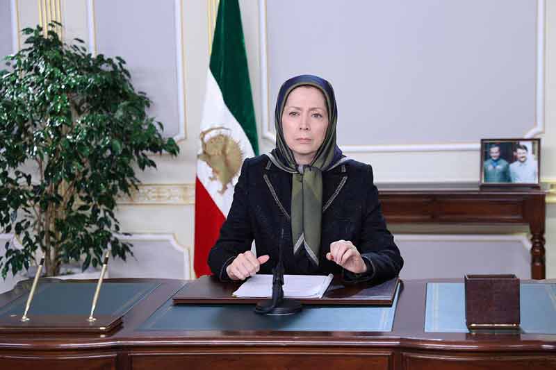 مریم رجوی بزرگداشت قهرمان ملی سرهنگ خلبان بهزاد معزی